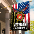 Veteran Flag - I served for freedom Marine Corps Online Sale