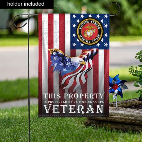 Veteran Flag - Protected Marine Corps For Discount