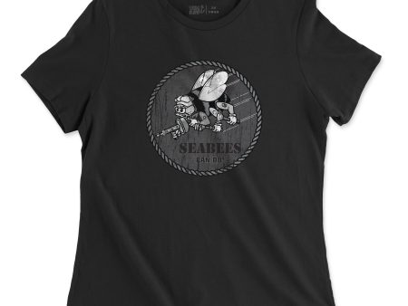 Vintage Seabees Women s Relaxed Jersey T-Shirt For Discount