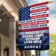 Veteran Flag - I love Freedom Marine corps Online Hot Sale