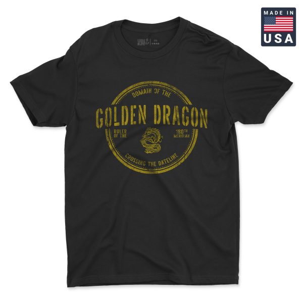 Vintage Golden Dragon T-Shirt Online Sale