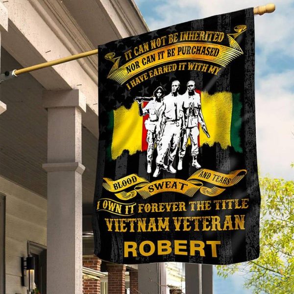 Vietnam veteran flag - Blood Sweat and Tears on Sale