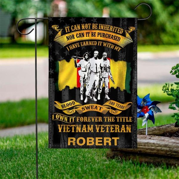 Vietnam veteran flag - Blood Sweat and Tears on Sale