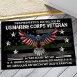 Veteran door mat - In this house we say Marine Corps Online