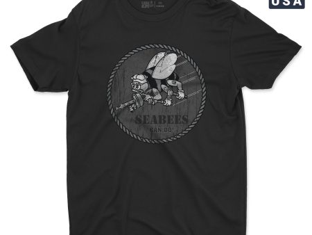 Vintage Seabees Men s T-Shirt Supply