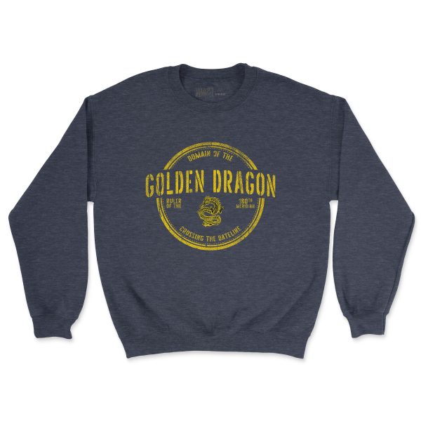 Vintage Golden Dragon Men s Midweight Sweatshirt Online