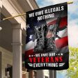 Veteran Flag - We owe our veterans everything For Sale