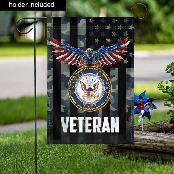 Veteran Flag - Strong in Spirit Navy For Sale