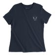 Vintage First Navy Jack Flag Women s Relaxed Jersey T-Shirt Hot on Sale