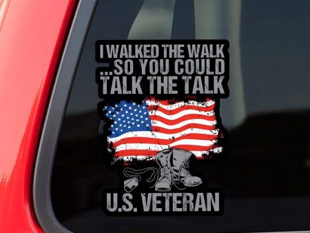 Veteran Stickers - I Walked The Walk Online Sale