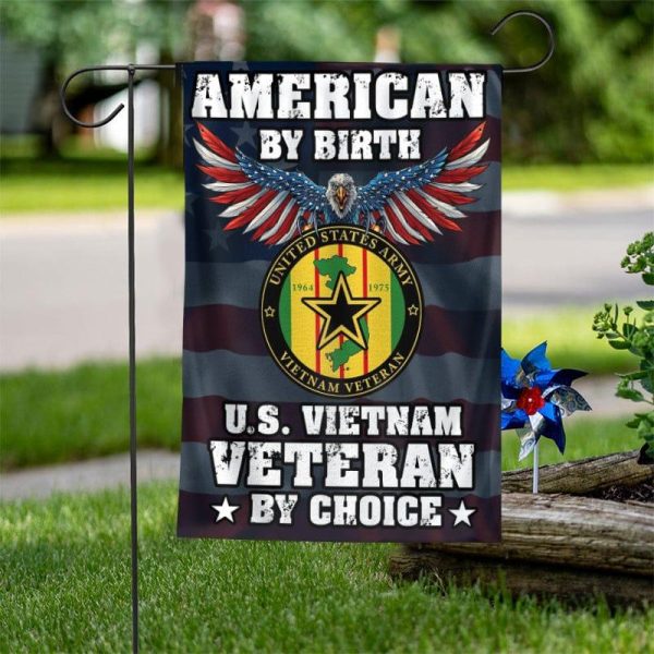 Vietnam Veteran flag - Veteran by choice Online Sale