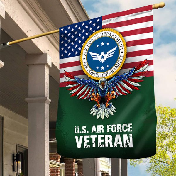 Veteran Flag - The Steady Eagle Air Force Fashion