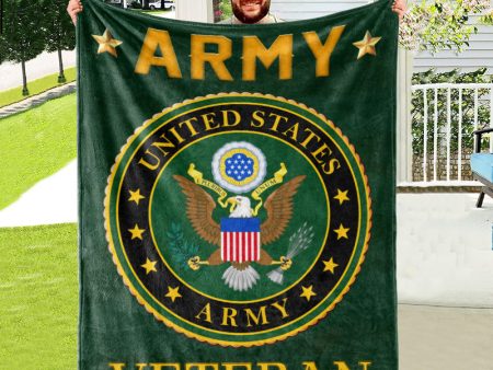 Veteran blanket - Proud of American Forces Online Sale