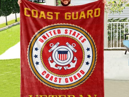 Veteran blanket - Proud of American Forces Coast guard Fashion