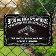 Before You Break - Gift for yourself friends - Personalized Custom Metal Sign Fashion