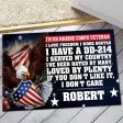 Veteran door mat with your name - I served my country Marine Corps For Sale