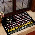 Veteran door mat - Pride For Cheap