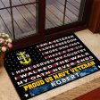 Veteran door mat with your name - Pride Navy For Discount