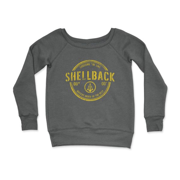 Vintage Shellback Women s CrewNeck Hot on Sale