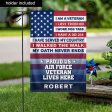 Veteran Flag - I love Freedom Air Force Online Hot Sale