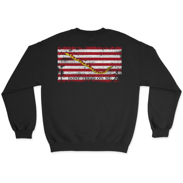 Vintage First Navy Jack Flag Men s Midweight Sweatshirt Online