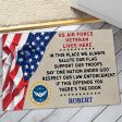 Veteran door mat with your name - One national under God Air Force For Cheap