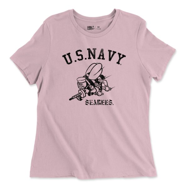 Vintage Seabees Women s Relaxed Jersey T-Shirt For Discount