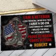 Veteran door mat with your name - I m brave Marine Corps Online Hot Sale