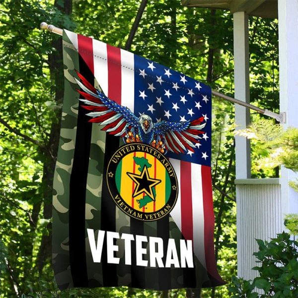 Veteran Flag - I served for freedom Vietnam veteran Fashion