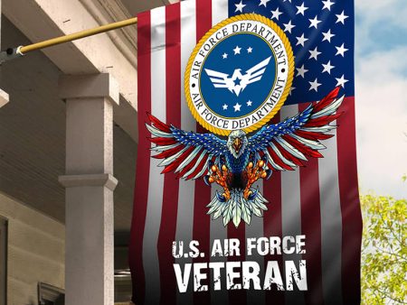 Veteran Flag - The eagle protects the house Air Force Online Hot Sale