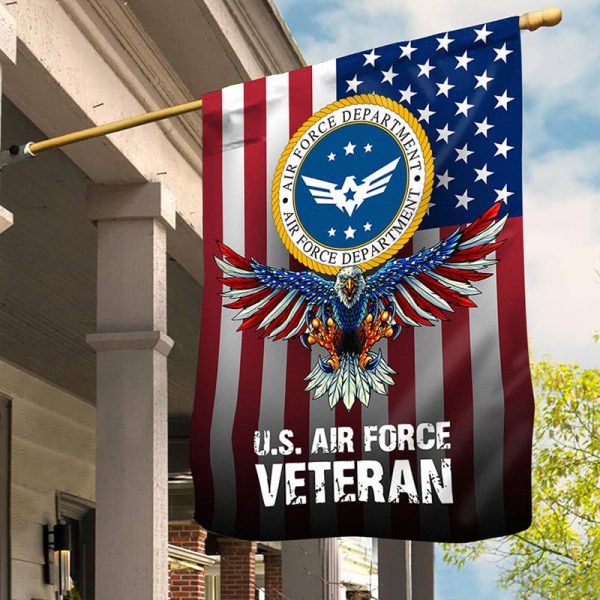 Veteran Flag - The eagle protects the house Air Force Online Hot Sale