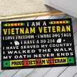 Vietnam veteran door mat with your name - Dogtag Online