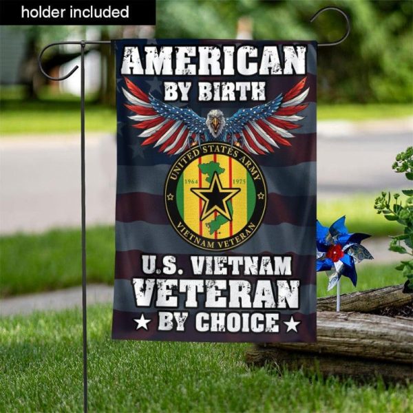 Vietnam Veteran flag - Veteran by choice Online Sale