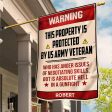 Veteran Flag - Warning Army Sale