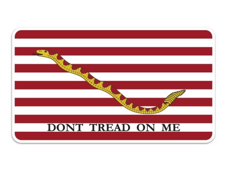 Jack Flag (Don t Tread On Me) Sticker Online now