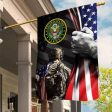 Veteran Flag - Protect the house Army Supply