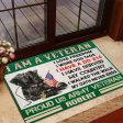 Veteran door mat with your name - I m a patriot For Discount