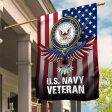 Veteran Flag - The eagle protects the house Navy For Sale