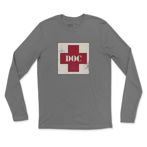 Vintage DOC Men s Fine Jersey Long Sleeve Tee on Sale