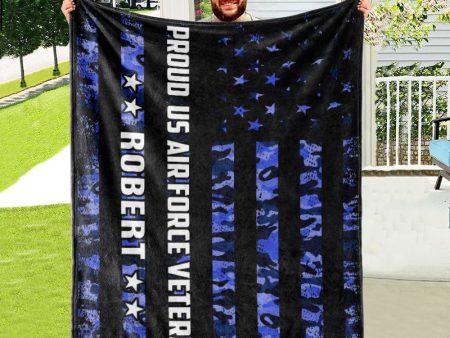 Veteran blanket - Proud Veteran Air Force Online now