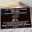 Veteran door mat with your name - Ammunition Air Force Online