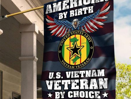 Vietnam Veteran flag - Veteran by choice Online Sale