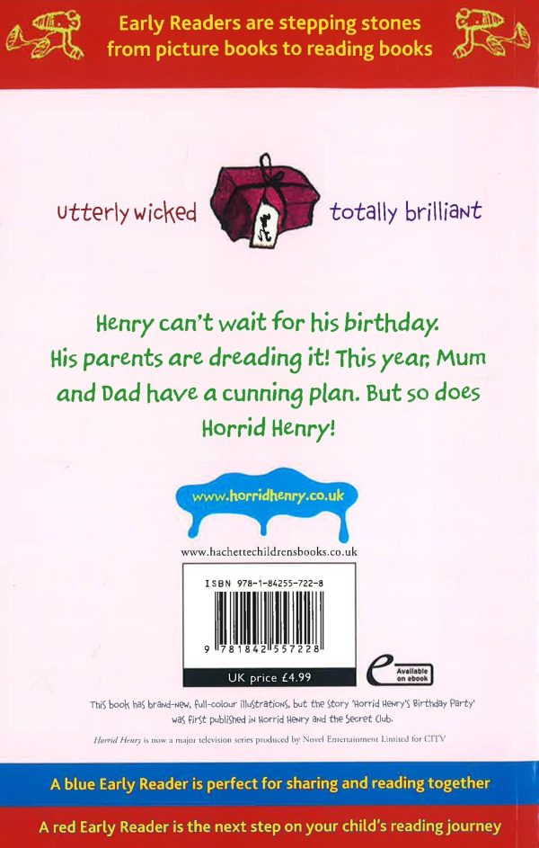 Horrid Henry Early Reader: Horrid Henry s Birthday Party: Book 2 Discount